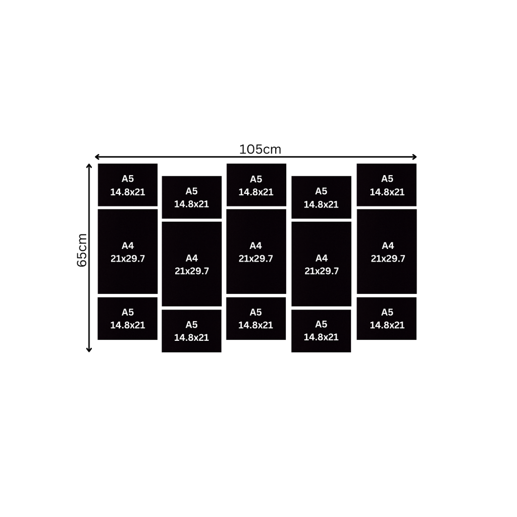Artful 15 Piece Canvas Combo