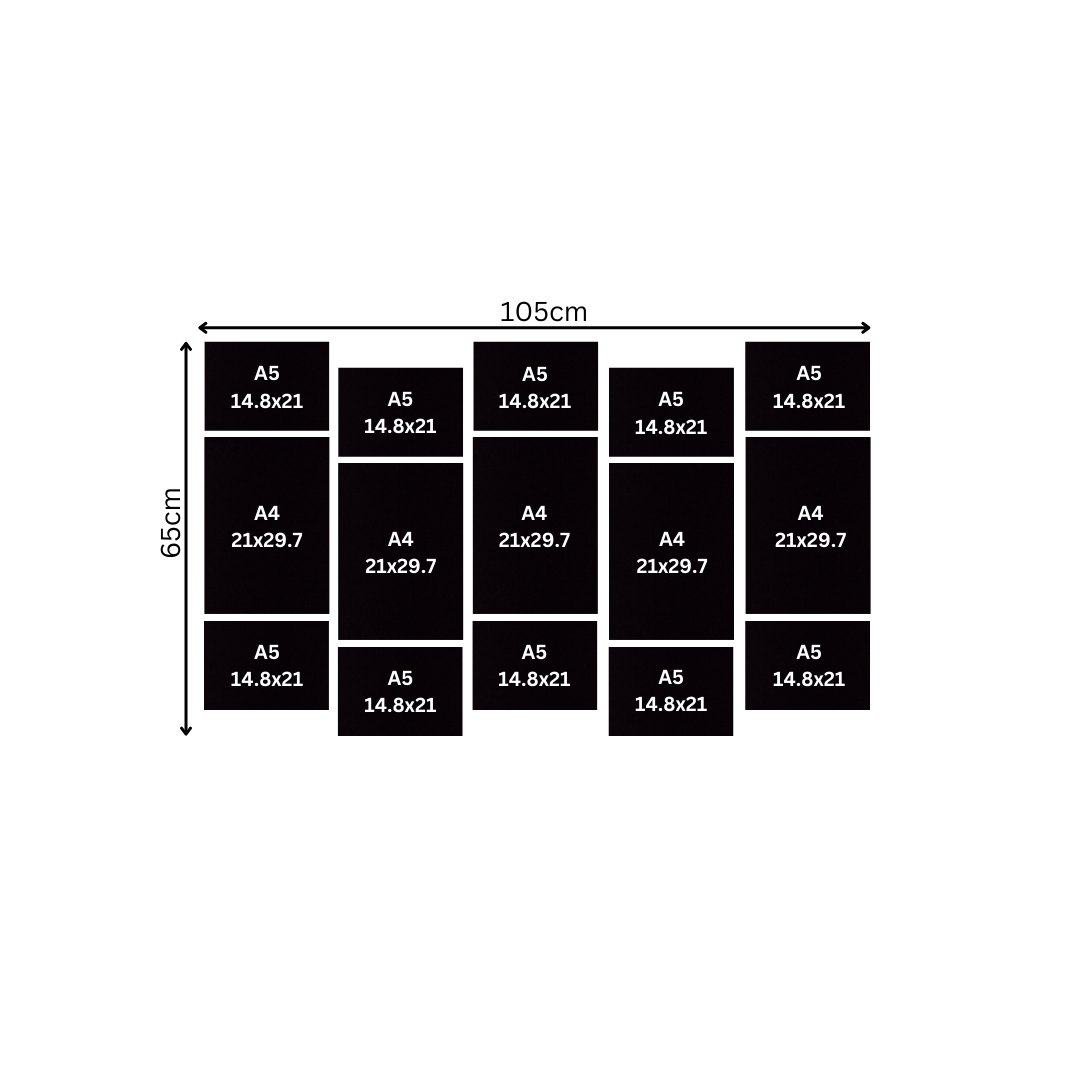 Artful 15 Piece Canvas Combo