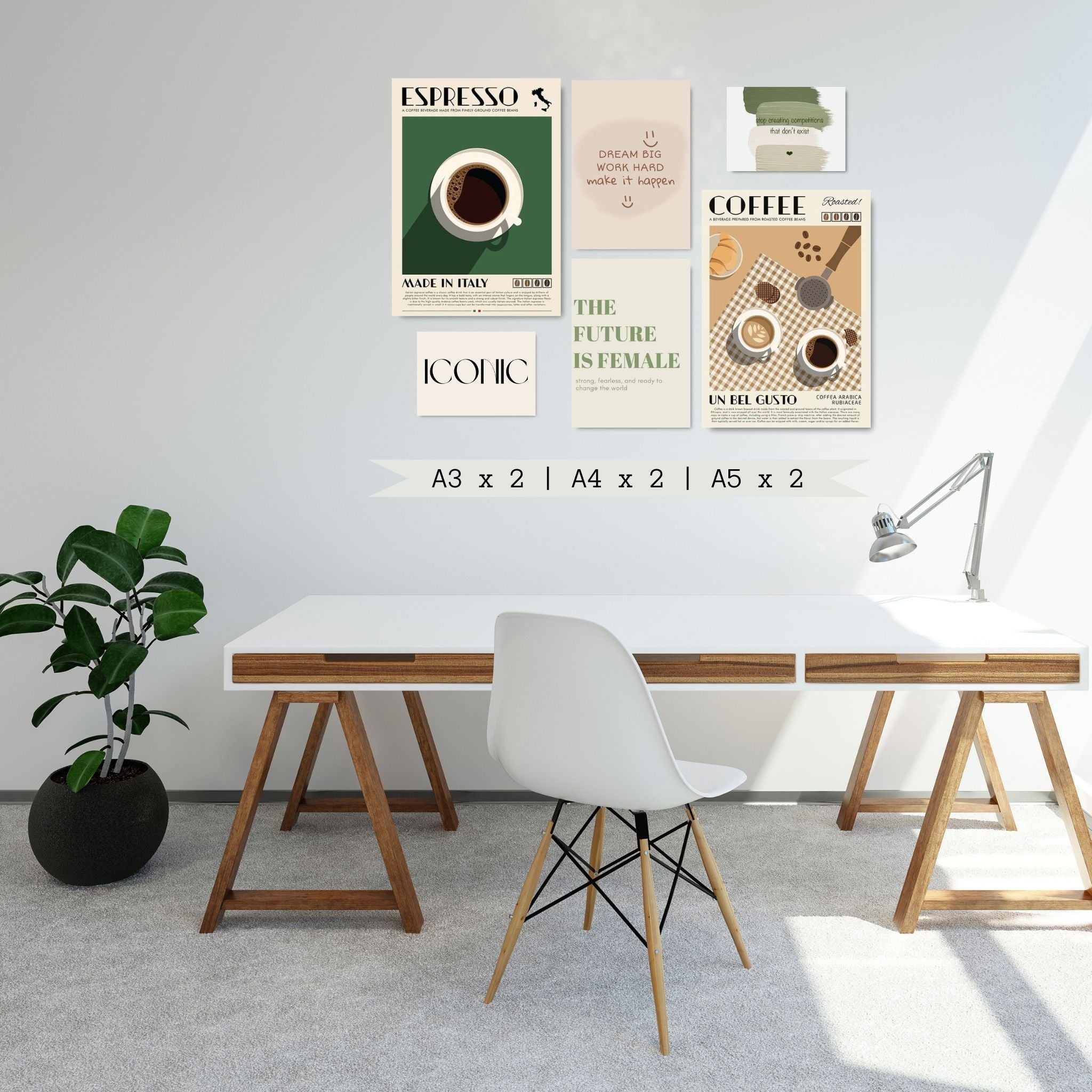 Glamorous 6 Piece Canvas Combo