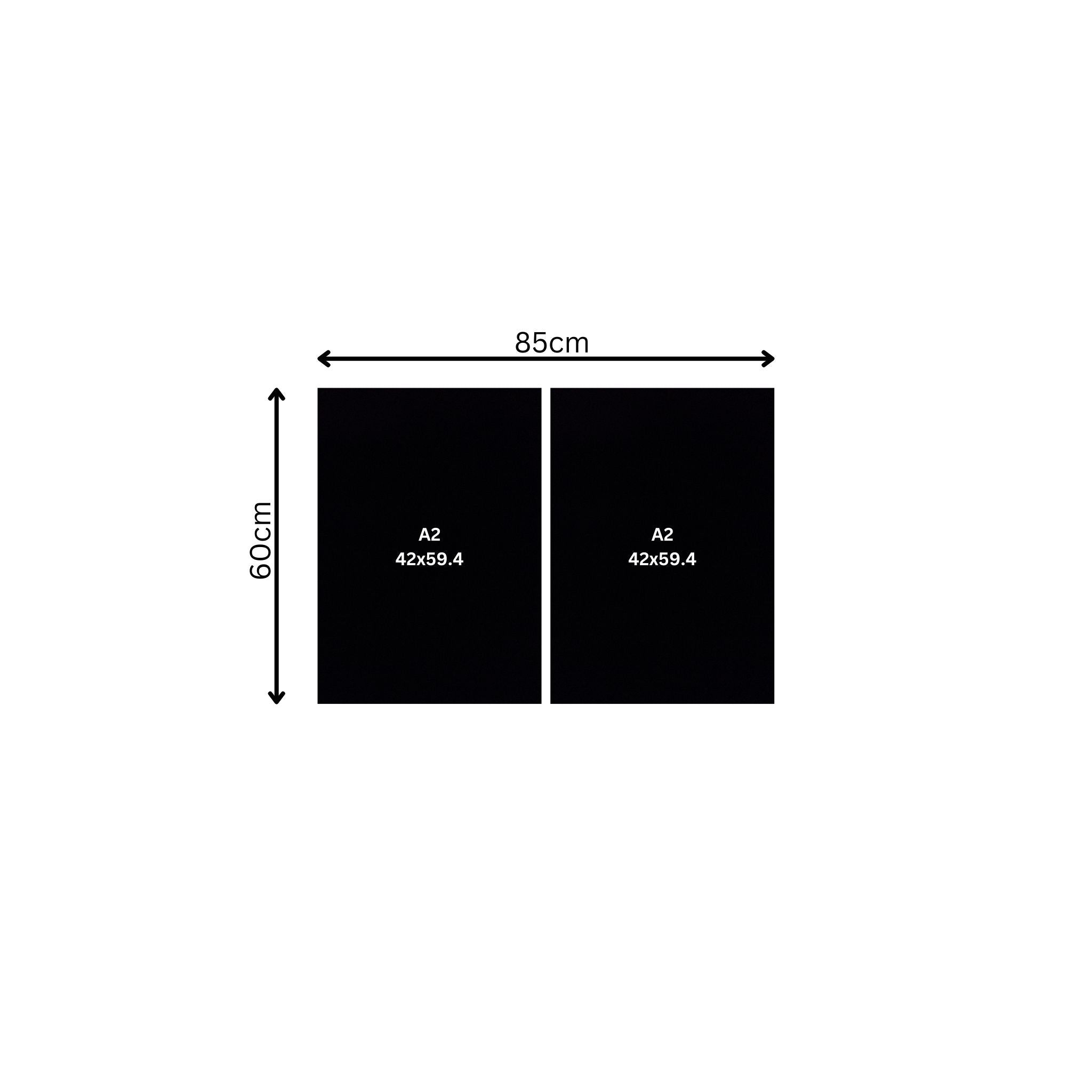 Trendy A2 x 2 Canvas Combo