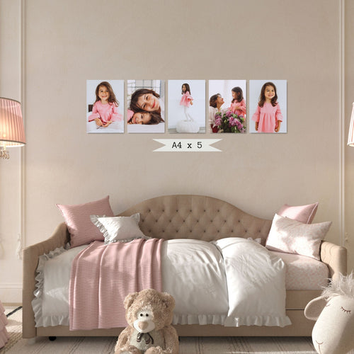 A4 x 5 Canvas Combo