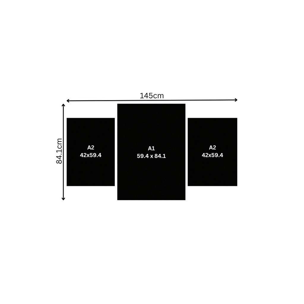 Bold 3 Piece Canvas Combo