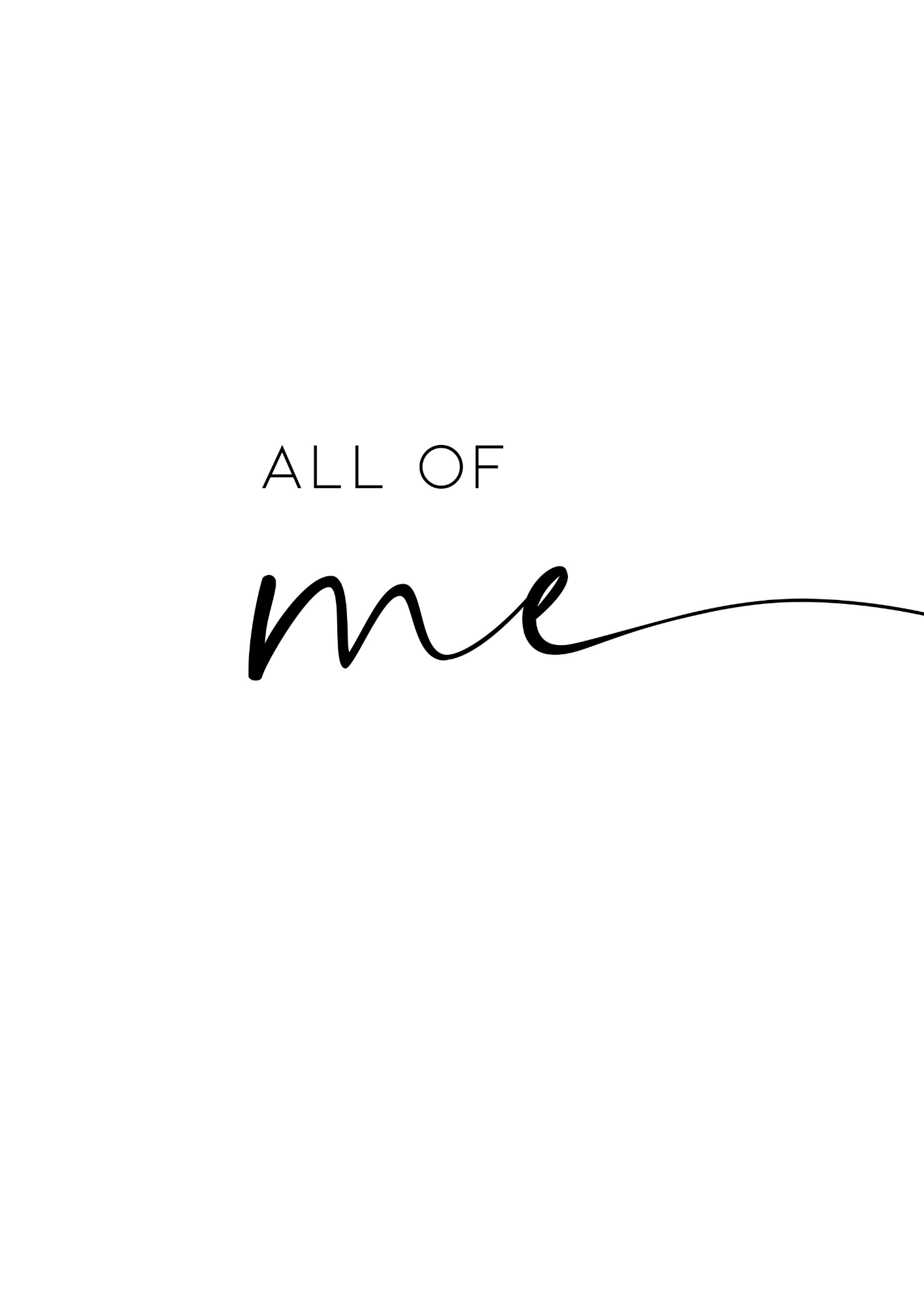 All of Me Canvas Art - Canvas Galore